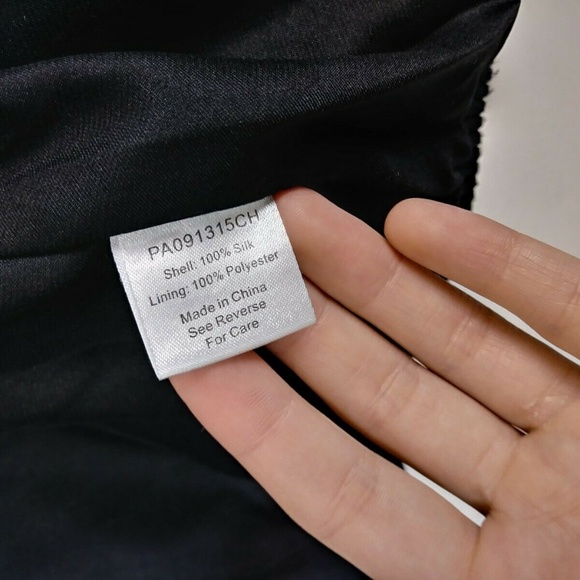 Parker Maverick Silk Quilted Floral Bomber Jacket - Picture 6 of 7